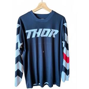 Men’s Thor Long Sleeve Motocross Shirt Sz Large